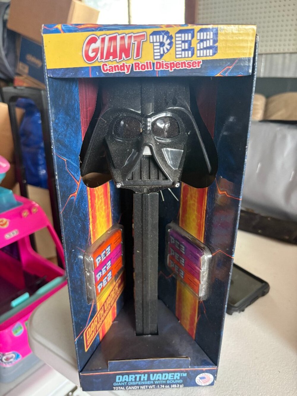 Giant Darth Vader PEZ Candy Roll Dispenser with Sound